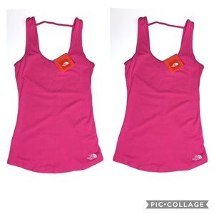 BOGO 2 The North Face Tank Tops Pink M